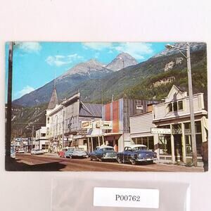 Broadway Skagway Alaska 1960s Postcard Gold Rush Town 1967 AK PC